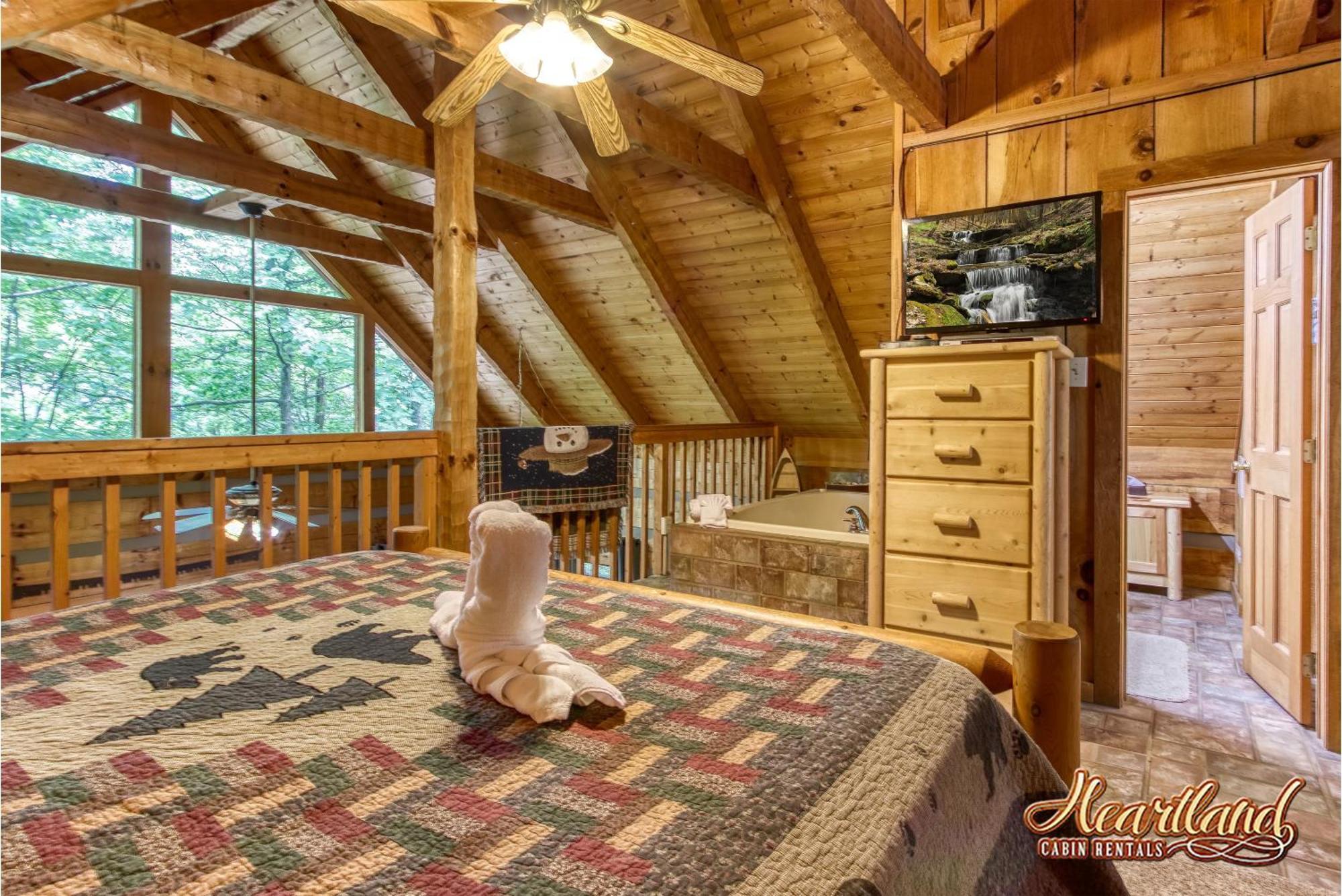 Cozy Mountain Hideaway Villa Gatlinburg Bilik gambar